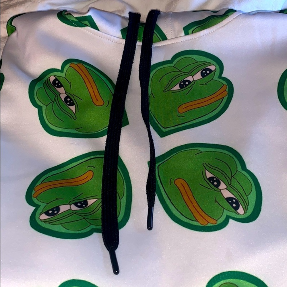Green frog hoodie (meme)